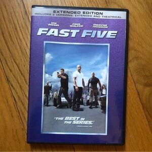 Fast & Furious Movie Series: Fast Five Extended Edition DVD with Deleted Scenes